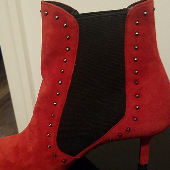 bottes rouge zara